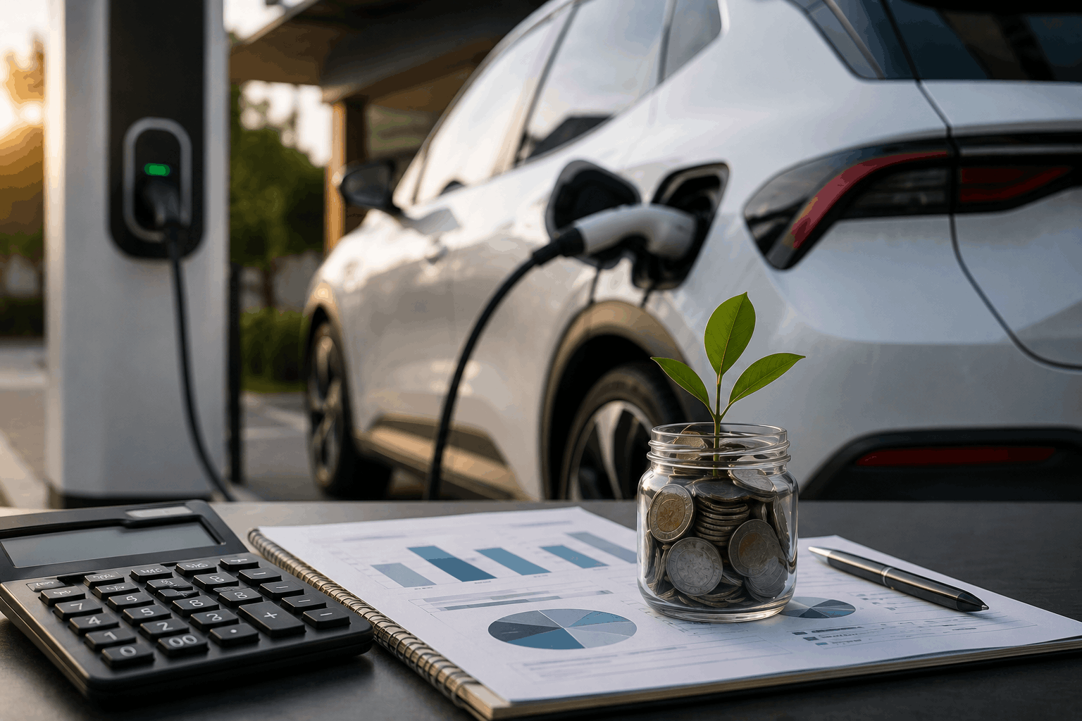EV finance options including chattel mortgage, novated lease and personal car loan